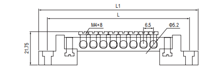 แถบขั้วต่อทองเหลือง