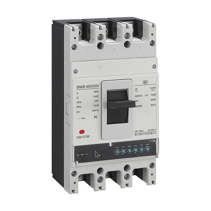 MCCB แบบปรับได้แบบอิเล็กทรอนิกส์ 400A 630A 3P(3P+N) 0.4-1.0นิ้ว